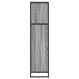 Book Cabinet Grey Sonoma 40 x 30 x 121 cm Engineered Wood 886369