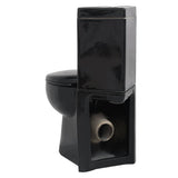 WC Ceramic Toilet Bathroom Corner Toilet Black 141134