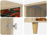 Bedside Cabinet GENNEP 2 pcs Sonoma Oak 36 x 33 x 50 cm 8007202