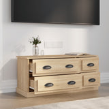 TV Cabinet Sonoma Oak 100x35.5x45 cm Engineered Wood 816451