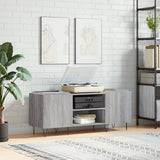 Record Cabinet Grey Sonoma 121x38x48 cm Engineered Wood 831682