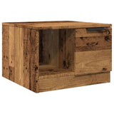 Coffee Table Old Wood 50x50x36 cm Engineered Wood 856848