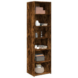 Highboard Smoked Oak 50x41x185 cm Engineered Wood 3281684