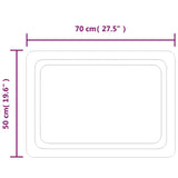 LED Bathroom Mirror 70x50 cm 151784
