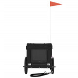 Pet Bike Trailer Black Oxford Fabric&Iron 93912