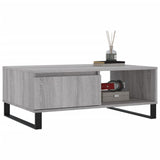 Coffee Table Grey Sonoma 90x60x35 cm Engineered Wood 827074