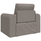 Sofa Bed Taupe 98 x 71 x 83 cm Fabric 4106660