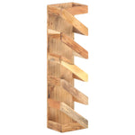 ZNTS Wine Rack for 5 Bottles Solid Acacia Wood 321626