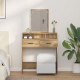 ZNTS Dressing Table with Drawers - Artisan Oak - 79x41x140 cm 865144