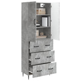 Cabinet Set 2 pcs Concrete Grey 66 x 34.5 x 90 cm 3416640
