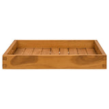 Serving Tray 50x50 cm Solid Teak Wood 315457