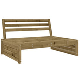 Garden Lounge Set Natural Wood Treated Solid Pine Wood Large 3186647