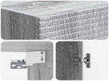 Cabinet Set 2 pcs Grey Sonoma 33 x 34.5 x 89.5 cm 3416634