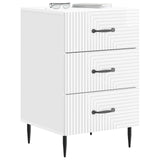 Bedside Cabinet with Drawer High Gloss White 43 x 41 x 66.5 cm 894789