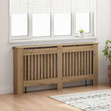 Radiator Cover Artisan Oak 172 x 19 x 81.5 cm Engineered Wood 884079
