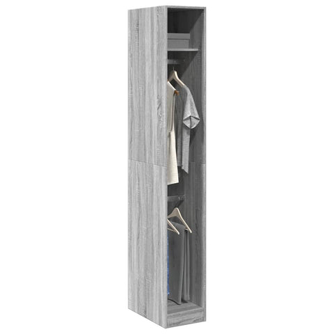 Wardrobe Grey Sonoma 30x50x200 cm Engineered Wood 3307779