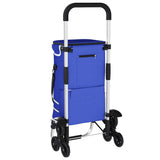 Shopping Trolley Folding Blue 47 x 39 x 100.5 cm Oxford fabric 42002339