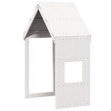 Kids' Bed Roof White 55x99x139.5 cm Solid Wood Pine 846892