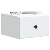 Wall-Mounted Bedside Cabinet 2 pcs White 34.5 x 33 x 20 cm 899106