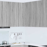 Hanging Cabinet Grey Sonoma and White 57 x 57 x 100 cm 884375