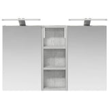 Bathroom Cabinet Set 3 pcs 80 x 10.5 x 50 cm Engineered wood 3403659