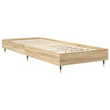 Bed Frame Sonoma Oak 80 x 200 cm Engineered Wood 8009045