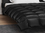 Winter Duvet 200 x 200 cm 450 gsm Black 42025851