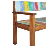 326182 Bench 115 cm Solid Reclaimed Wood