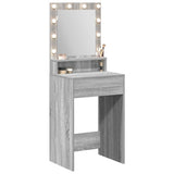 Dressing Table Grey Sonoma 50 x 41 x 135 cm Engineered Wood 865123
