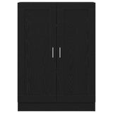 Book Cabinet Black Oak 82.5 x 30.5 x 115 cm Engineered Wood 862516