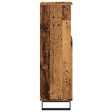 Bathroom Cabinet Old Wood 30x30x100 cm Engineered Wood 857211
