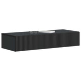 Wall-Mounted Side Table Wall-mounted Black 87.5 x 34.5 x 17 cm 898496