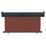 Balcony Side Awning 145x250 cm Brown 48429