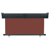 Balcony Side Awning 145x250 cm Brown 48429
