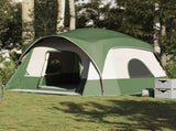 Family Tent Cabin 6-Person Green Waterproof 4009555