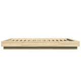 Bed Frame without Mattress Sonoma Oak 120x190 cm Small Double 3281233