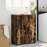 Bathroom Cabinet with Storage Smoked Oak 60 x 35 x 80 cm 883309