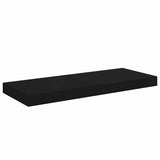 Floating Wall Shelves 4 pcs Black 60x23.5x3.8 cm MDF 323834