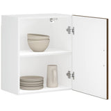 Kitchen Wall Cabinets 2 pcs Porto Brown Oak Engineered Wood 854052