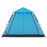 ZNTS Camping Tent Dome 5-Person Blue Quick Release 4004147