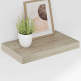 Floating Wall Shelves 4 pcs Oak 40x23.5x3.8 cm MDF 323870