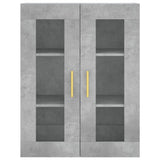 Highboard Concrete Grey 69.5x34x180 cm Engineered Wood 3198205