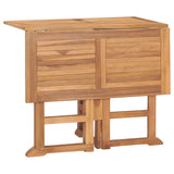 Outdoor Dining Set Teak Solid Teak Wood 5-Piece Foldable 3059982