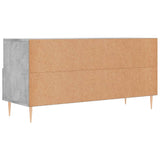 TV Cabinet Concrete Grey 102x36x50 cm Engineered Wood 829024