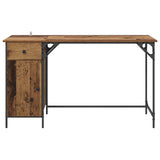 Computer Desk Old Wood 131 x 48 x 75 cm Engineered Wood 882832