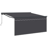 Retractable Awning Manual Anthracite 350 x 250 cm 3330223
