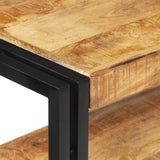 Console Table 90x30x75 cm Rough Mango Wood 321096