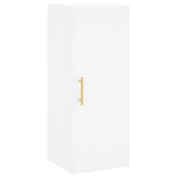 Highboard White 34.5x34x180 cm Engineered Wood 3199033
