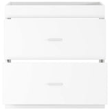 Bathroom Under Sink Cabinet White 78.5 x 37.5 x 81 cm 890712