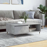 Coffee Table Concrete Grey 90x60x35 cm Engineered Wood 827056